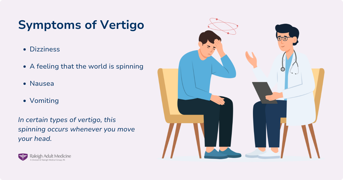 Common vertigo symptoms